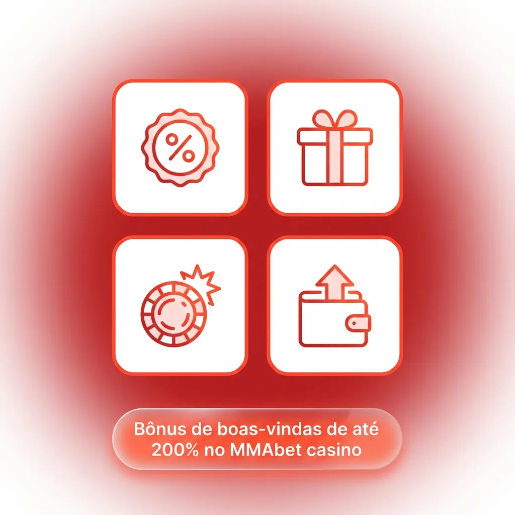 Banner do MMAbet casino destacando bônus de boas-vindas de até 200% em reais para novos jogadores