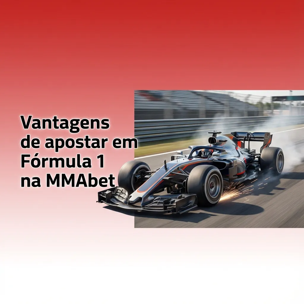 Banner MMAbet Fórmula 1 destacando mercados variados, odds ao vivo, estatísticas, suporte em português e app para apostas mobile