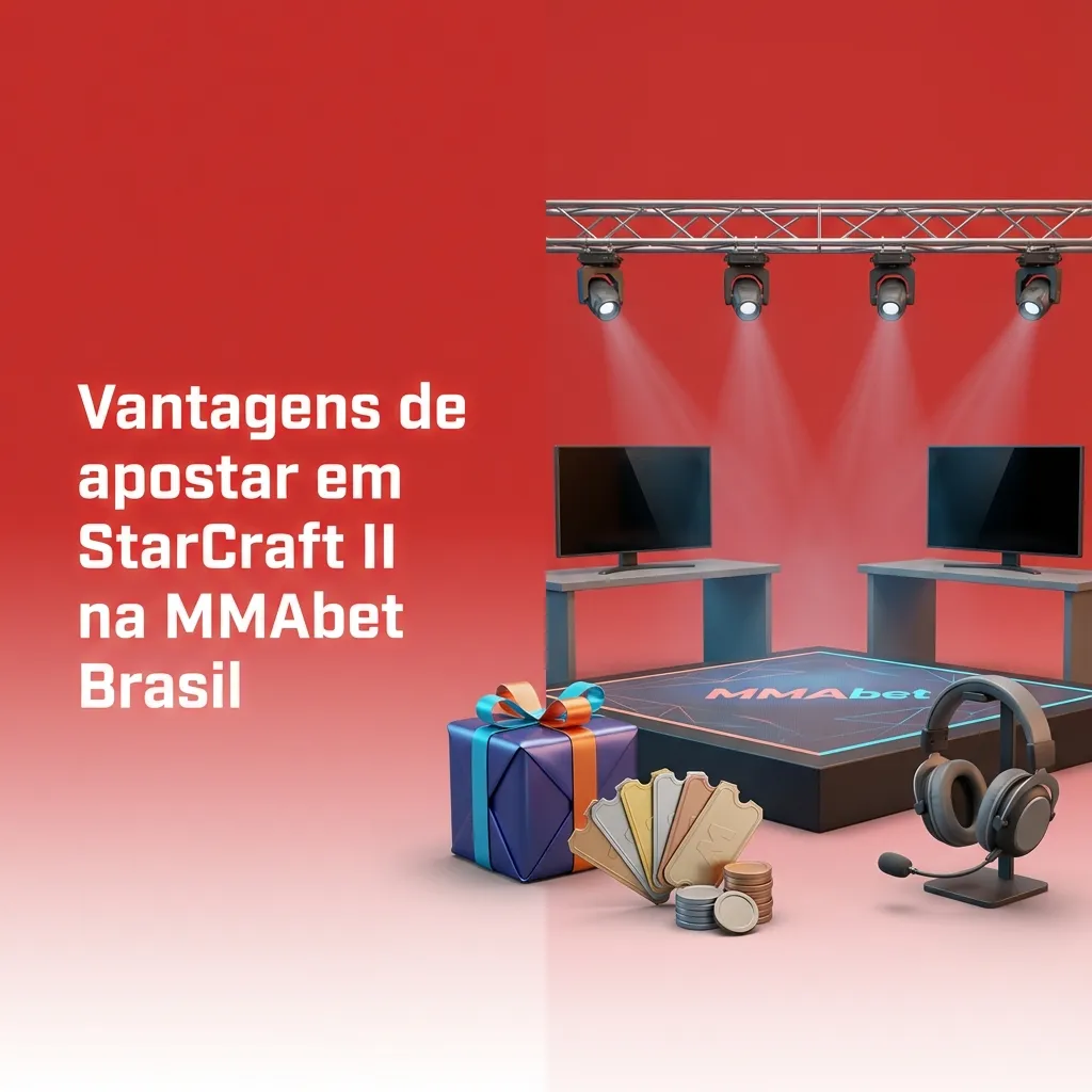Banner da MMAbet Brasil destacando apostas em StarCraft II, bônus de até 200% e métodos de pagamento brasileiros