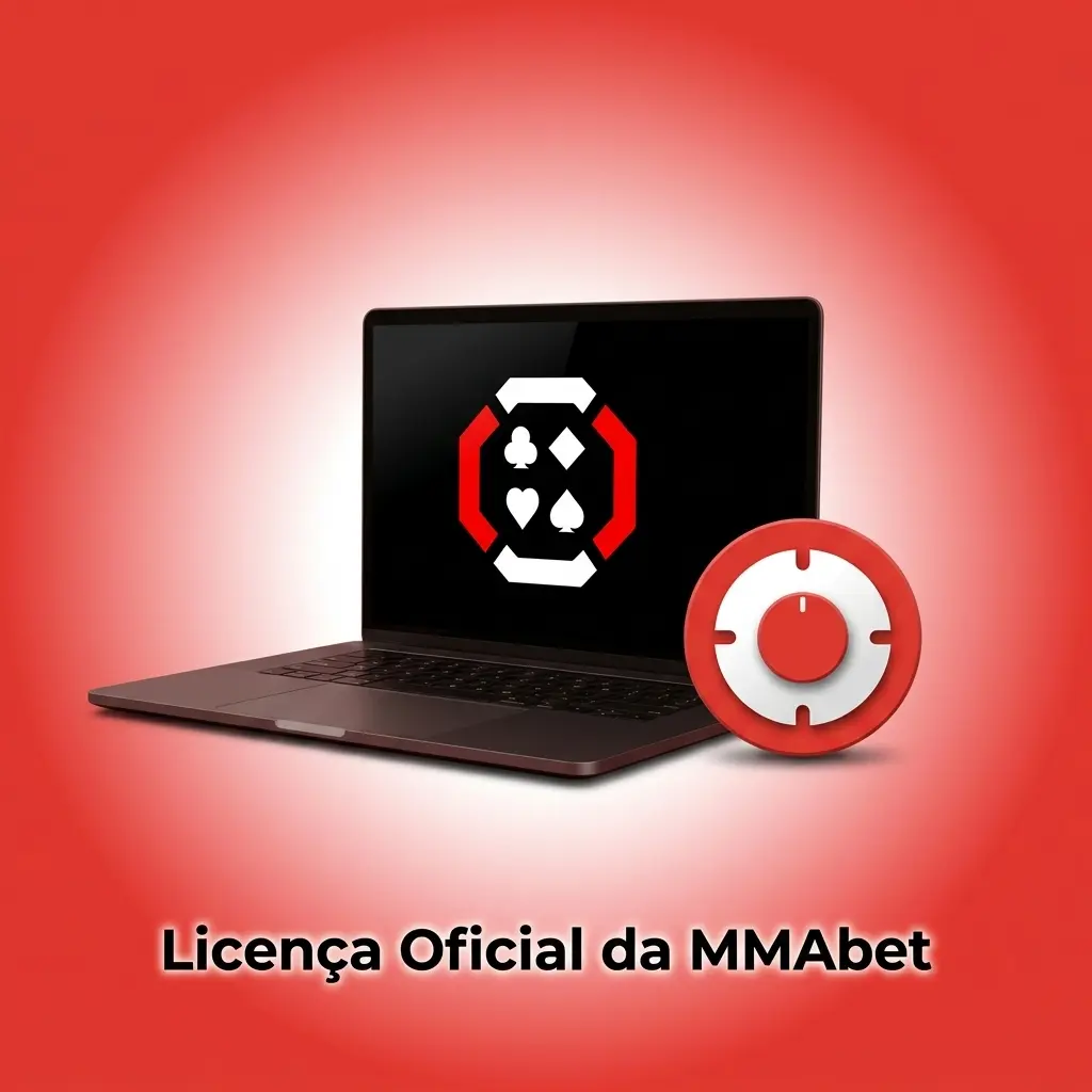 Licença oficial da MMAbet emitida por Curaçao, autorizando apostas esportivas e cassino online para usuários no Brasil.