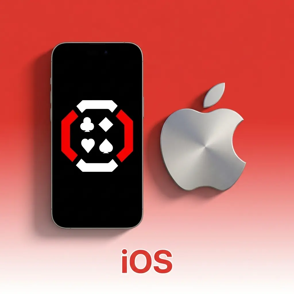Ícone de atalho da MMAbet na tela inicial do iPhone, acessado via Safari como app progressivo iOS